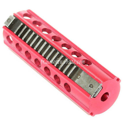 Airsoft-Website CNC-verstärkter Stahlkolben mit 14 Vollzähnen, geeignet für Version 2 V2 AEG Gearbox-Gewehre
