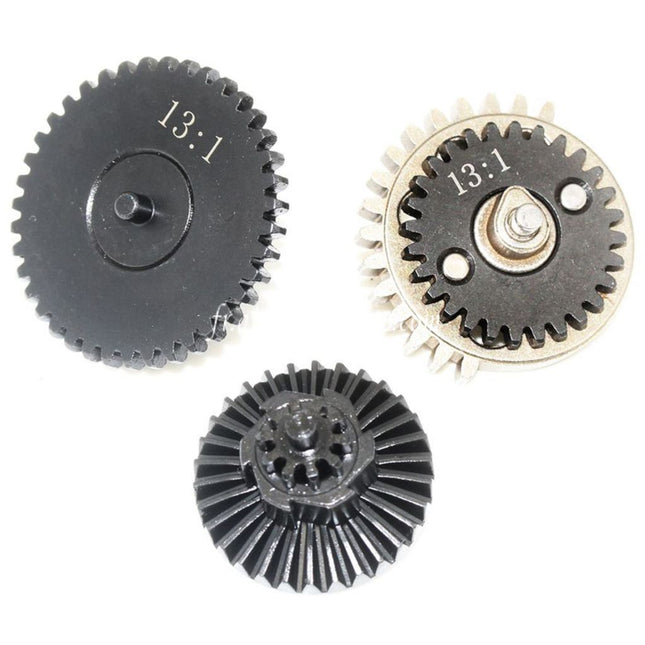 Army Force Acier Faible bruit Couple élevé 13:1 Engrenage Set Convient pour Version 2 V2 Vitesse Boîte M4 M16 Série AEG Fusil Airsoft