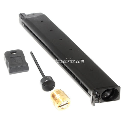 APS 48 Billes Big Stick Extended Co2 Chargeur Convient pour G17 G18C G-Série GBB Pistolet Airsoft Noir