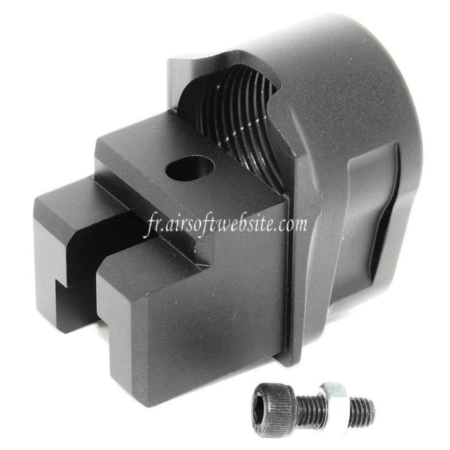 Airsoft Website Métal Crosse Adaptateur (Convert from AK à Use M4 Crosse) Noir