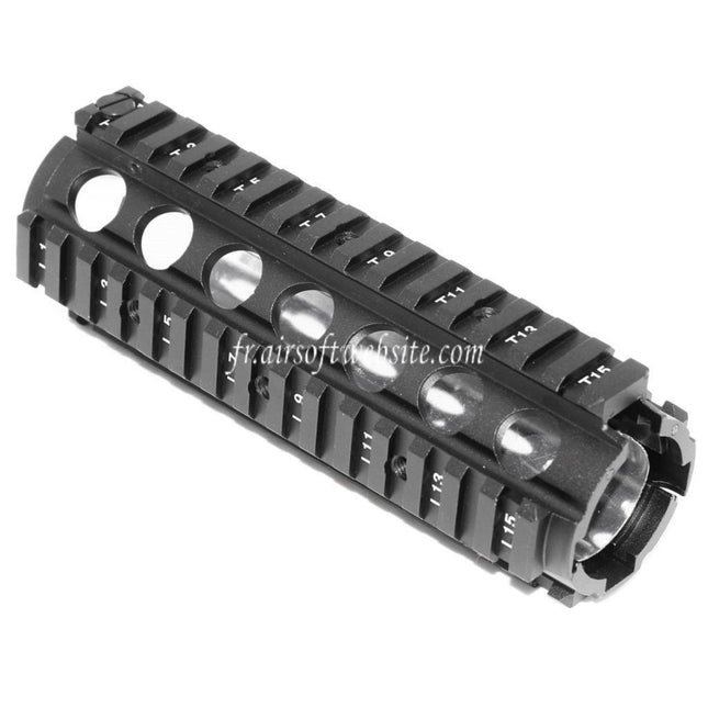 CYMA 170mm CNC Aluminum KAC Type M4A1 M4CQB RAS Rail de Garde-Main Convient pour CYMA E&C D-Boys G&P Classic Army KWA G&G Tokyo Marui M4 M16 Série AEG Fusil Airsoft Noir