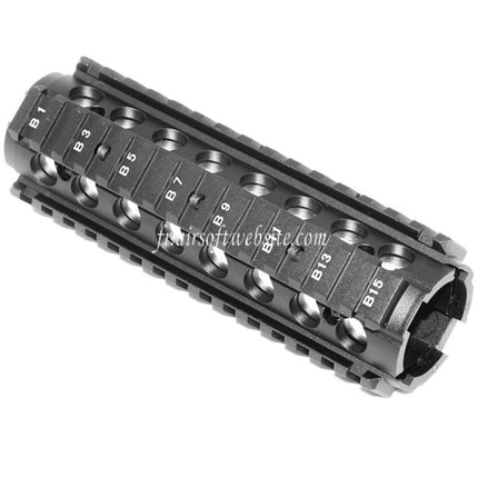 CYMA 170mm CNC Aluminum KAC Type M4A1 M4CQB RAS Rail de Garde-Main Convient pour CYMA E&C D-Boys G&P Classic Army KWA G&G Tokyo Marui M4 M16 Série AEG Fusil Airsoft Noir