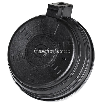 BATTLEAXE 3500 Billes Électrique Chargeur Tambour Convient pour AK Série AEG Fusil Airsoft Noir