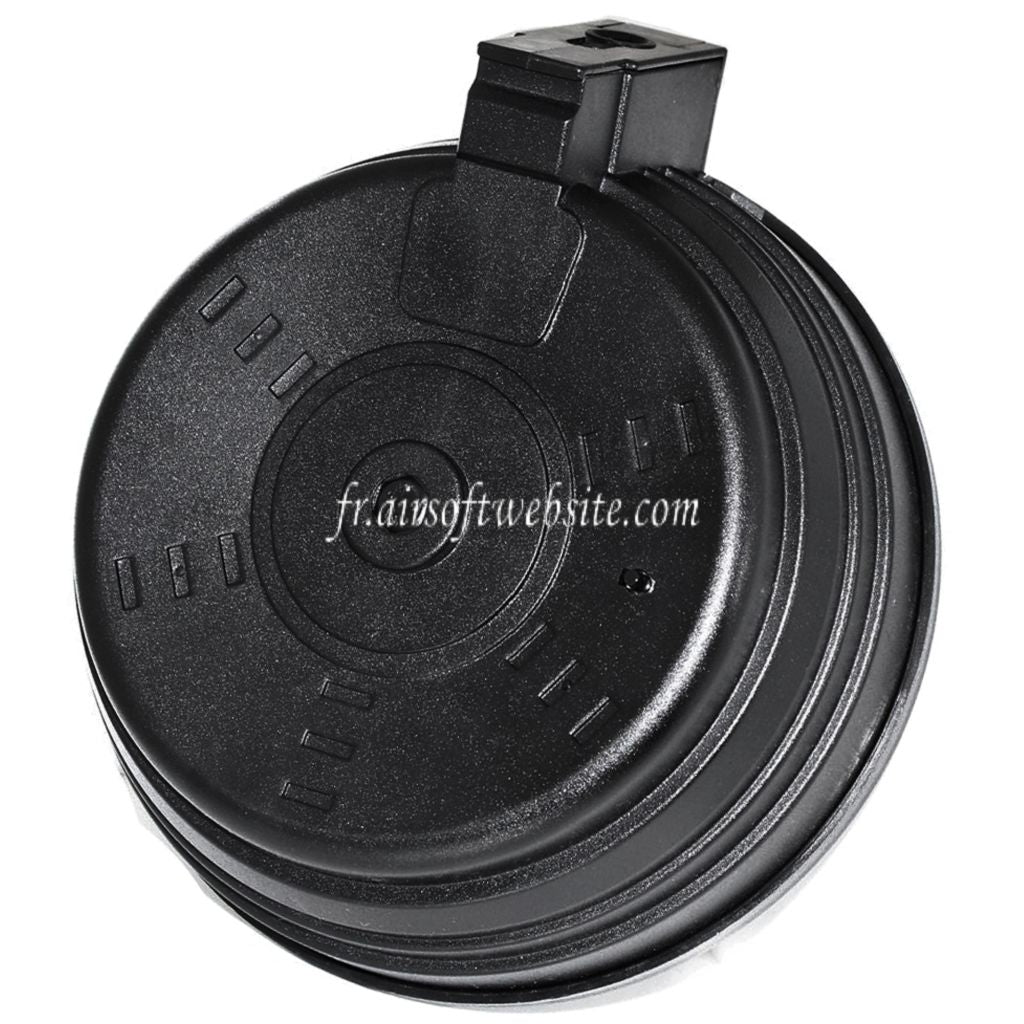 BATTLEAXE 3500 Billes Électrique Chargeur Tambour Convient pour AK Série AEG Fusil Airsoft Noir