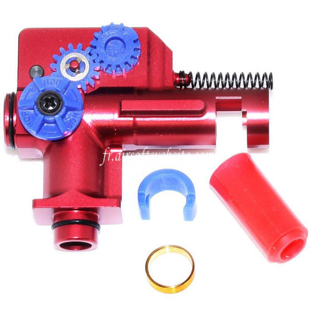 SHS CNC Aluminium One-Piece Hop Up Chambre Set Convient pour V2 Vitesse Boîte Version 2 M4 M16 Série AEG Fusil Airsoft