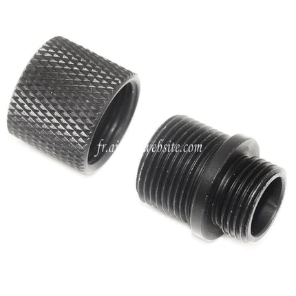 APS Silencer Compensator Adapter Fits Tokyo Marui APS G17 -12mm -14mm CCW counterclockwise