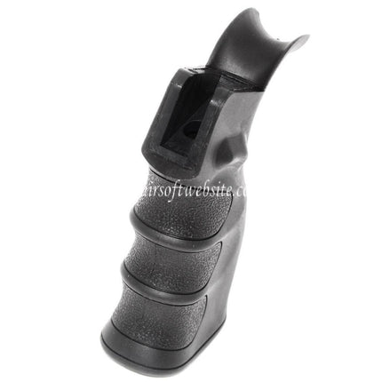 Airsoft Website Surface Rugueuse & Rainures des doigts Ergonomique Pistolet Poignée Convient pour M4 M16 GBB Fusil Noir