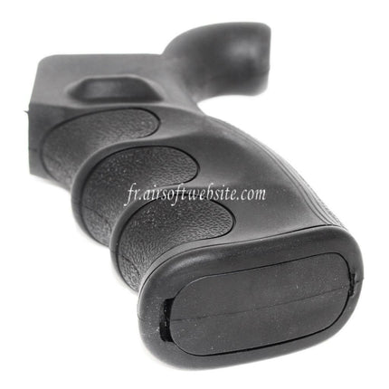 Airsoft Website Surface Rugueuse & Rainures des doigts Ergonomique Pistolet Poignée Convient pour M4 M16 GBB Fusil Noir