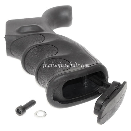 Airsoft Website Surface Rugueuse & Rainures des doigts Ergonomique Pistolet Poignée Convient pour M4 M16 GBB Fusil Noir