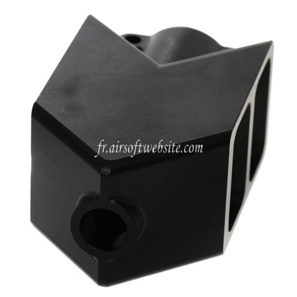 Airsoft Website CNC Aluminium Tank Frein de Bouche Cache-Flamme Convient pour Snow Wolf M82 Airsoft Noir