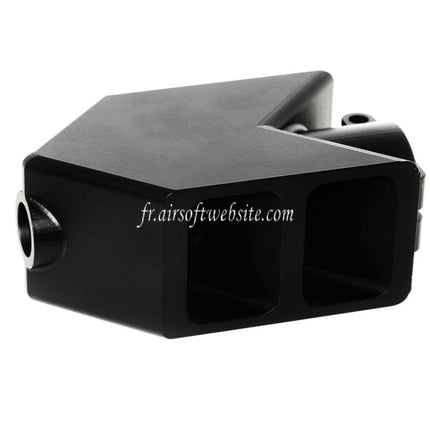 Airsoft Website CNC Aluminium Tank Frein de Bouche Cache-Flamme Convient pour Snow Wolf M82 Airsoft Noir