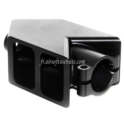 Airsoft Website CNC Aluminium Tank Frein de Bouche Cache-Flamme Convient pour Snow Wolf M82 Airsoft Noir