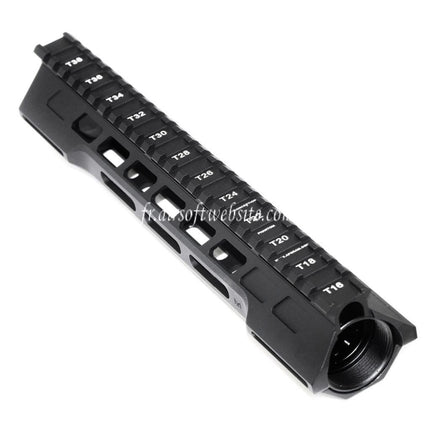 APS CNC 10 Pouces PER Phantom 3.0 M-LOK Rail de Garde-Main Convient pour APS CYMA G&P JG Tokyo Marui M4 M16 Série AEG Fusil Airsoft Noir
