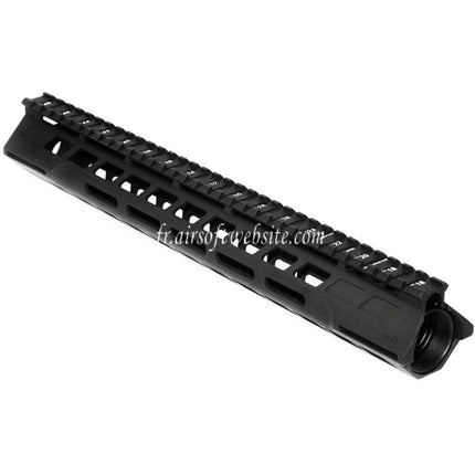 APS CNC 13.5 Pouces PER Phantom 4.0 M-LOK Rail de Garde-Main Convient pour APS CYMA G&P JG Tokyo Marui M4 M16 Série AEG Fusil Airsoft Noir