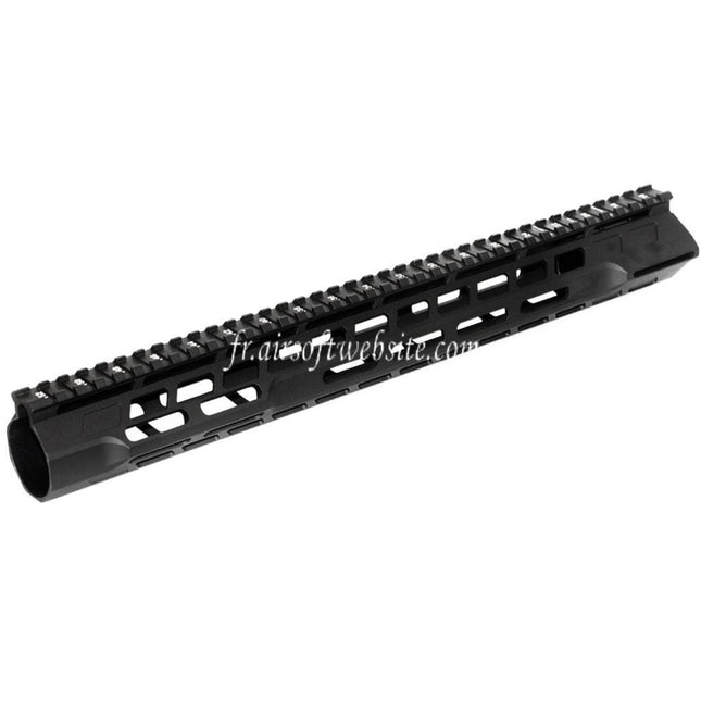 APS CNC 15 Pouces PER Phantom 5.0 M-LOK Rail de Garde-Main Convient pour APS CYMA G&P JG Tokyo Marui M4 M16 Série AEG Fusil Airsoft Noir