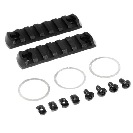 APS CNC 15 Pouces Boar 2.0 M-LOK Rail de Garde-Main Convient pour APS CYMA G&P JG Tokyo Marui M4 M16 Série AEG Fusil Airsoft Noir