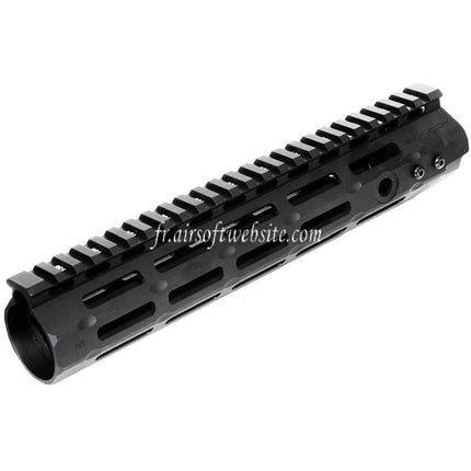 APS CNC 10 Pouces Evolution Tech 3.0 M-LOK Rail de Garde-Main Convient pour APS CYMA G&P JG Tokyo Marui M4 M16 Série AEG Fusil Airsoft Noir
