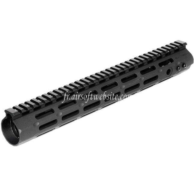 APS CNC 13.5 Pouces Evolution Tech 4.0 M-LOK Rail de Garde-Main Convient pour APS CYMA G&P JG Tokyo Marui M4 M16 Série AEG Fusil Airsoft Noir