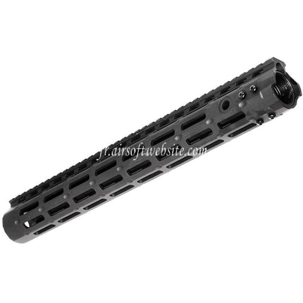 APS CNC 15 Pouces Evolution Tech 5.0 M-LOK Rail de Garde-Main Convient pour APS CYMA G&P JG Tokyo Marui M4 M16 Série AEG Fusil Airsoft Noir
