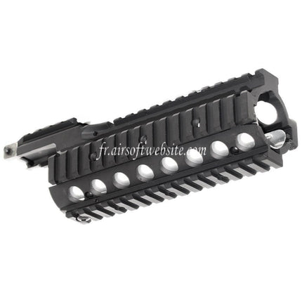 CYMA CNC Aluminum 210mm RAS Rail de Garde-Main avec Rail Cover Convient pour Tokyo Marui M4 M16 Série AEG / WA M4 M16 Série GBB Fusil Airsoft Noir