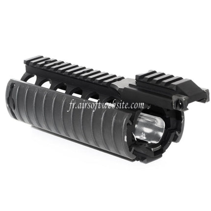 CYMA CNC Aluminum 210mm RAS Rail de Garde-Main avec Rail Cover Convient pour Tokyo Marui M4 M16 Série AEG / WA M4 M16 Série GBB Fusil Airsoft Noir