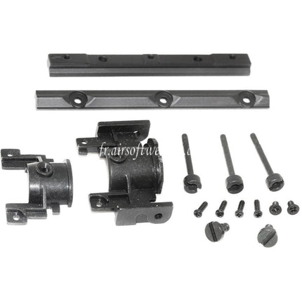 CYMA 328mm SIR System RIS Rail de Garde-Main Convient pour M4 M16 Série AEG Fusil Airsoft Noir