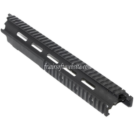 CYMA CNC Aluminum 370mm RAS Rail de Garde-Main avec Rail cover Convient pour CYMA Tokyo Marui G&P JG M14 Série AEG Fusil Airsoft Noir