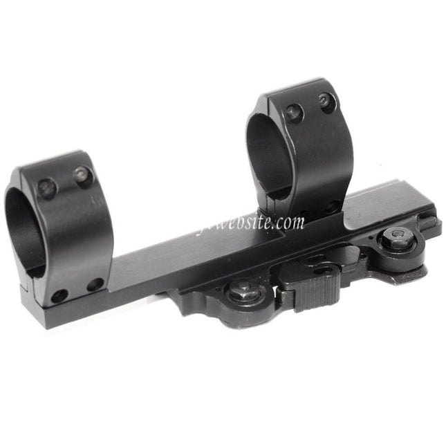 CYMA Tactical Style 30mm QD Double Ring Sight Support Dual Lunette Montage Noir