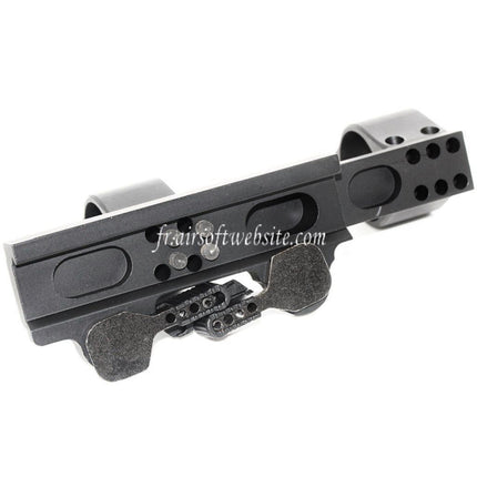 CYMA Tactical Style 30mm QD Double Ring Sight Support Dual Lunette Montage Noir