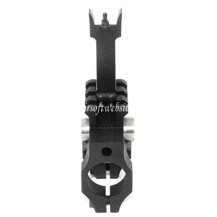 Airsoft Website Vltor Style Métal Rabattable Guidon 20mm Railed Type-B Convient pour M4 M16 AEG Fusil