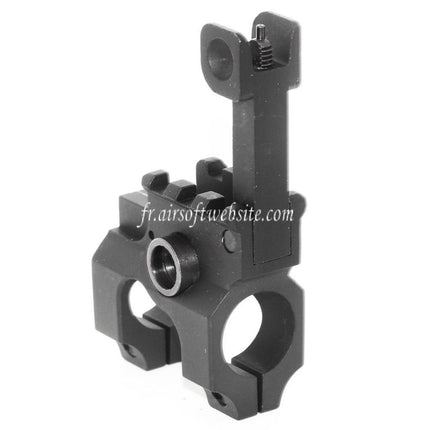 Airsoft Website Vltor Style Klapp-Visierung mit 20mm Schiene Passend für M4 M16 AEG Gewehr