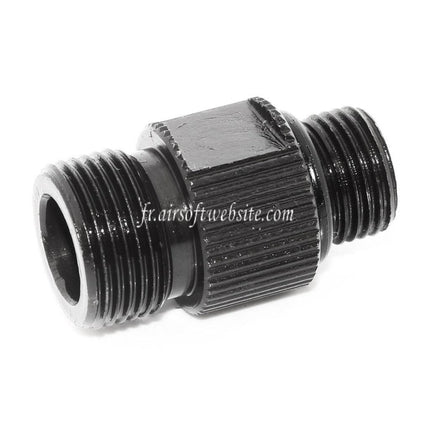 PPS Canon Silencieux Compensateur Adaptateur Convient pour KSC M9 / WE Pistolet Airsoft +11mm CW -14mm CCW Filetage