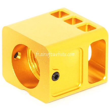 5KU Stubby Comp Compensateur -14mm CCW sens antihoraire Convient pour Tokyo Marui G17 G18C GBB Pistolet Airsoft