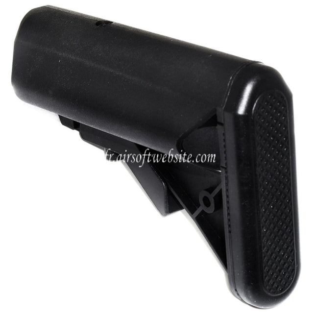 E&C Polymère MK18 MOD 0 LMT Crane Crosse Convient pour Tokyo Marui M4 M16 Série AEG Fusil Airsoft Noir