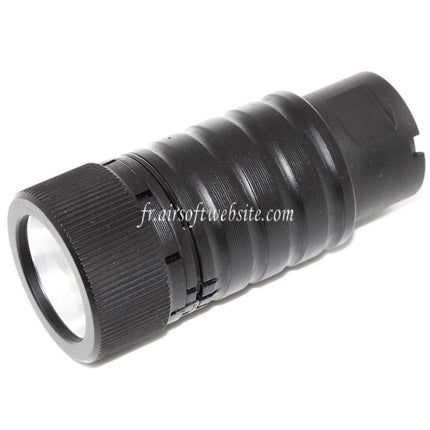 CYMA Adjustable Sound Amplifying Design AK74 Frein de Bouche Convient pour -14mm CCW sens antihoraire Canon Fusil Airsoft Noir