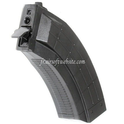 BATTLEAXE 1000 BBs Hi-Cap Flash Magazin Passend für AK Serie AEG Airsoft Gewehr Schwarz