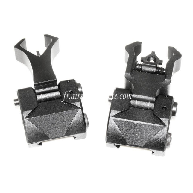 CYMA Diamond Aperture Pliant Rabattable Guidon Hausse Convient pour 20mm Rail System