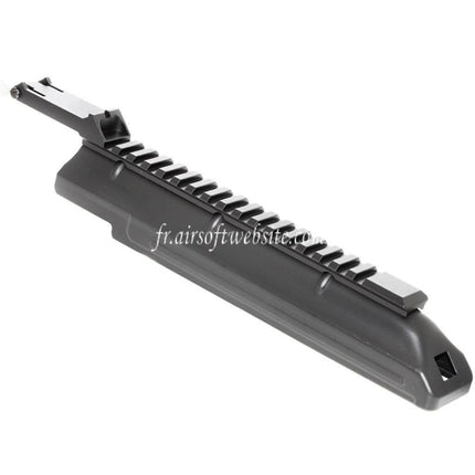 CYMA Top Cover Receiver with 20mm Tactical Rail Sight Riser Fits D-Boys Jing Gong JG Golden Eagle CYMA Tokyo Marui AK47 Series AEG Airsoft Rifle Black