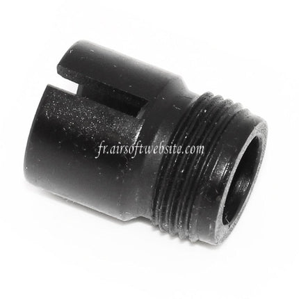 Airsoft Website Schalldämpferadapter passend für Tokyo Marui MP5K A4 A5 -14mm CCW Gegenuhrzeigersinn