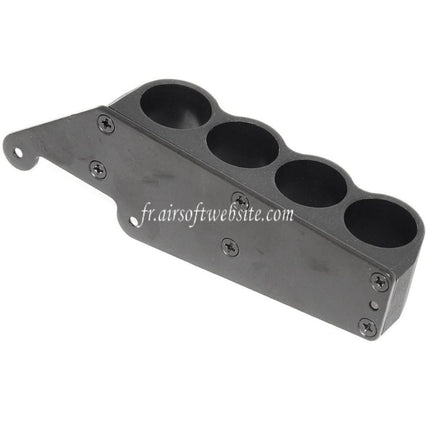 CYMA 4 Patronen Magazin Tasche Metall Carrier Passend für CYMA Tokyo Marui M870 Schrotflinte Airsoft