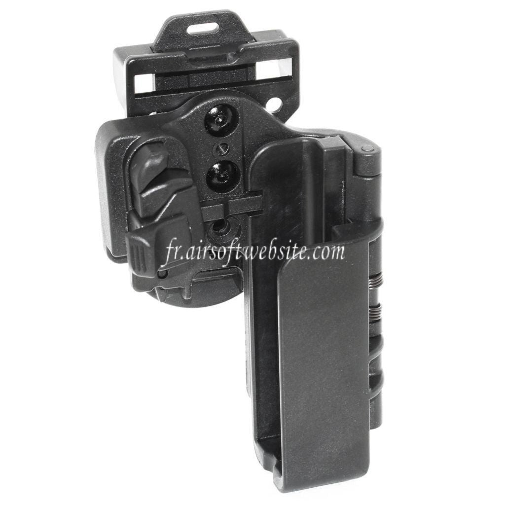 APS Quantum Mechanics OWB Condition 3 Carry Quick Tactical Étui Convient pour G17 G22 Série Pistolet Airsoft Noir