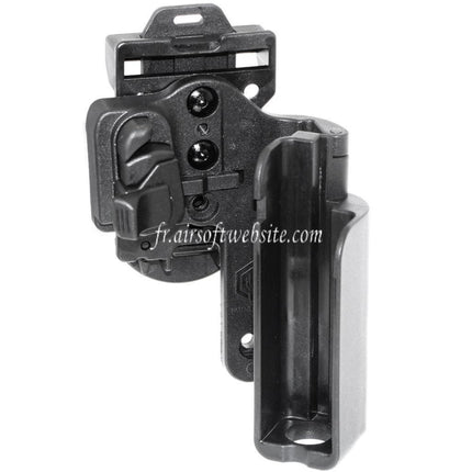 APS Quantum Mechanics OWB Condition 3 Carry Quick Tactical Étui Convient pour G17 G22 Série Pistolet Airsoft Noir