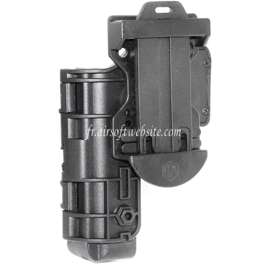 APS Quantum Mechanics OWB Condition 3 Carry Quick Tactical Étui Convient pour G17 G22 Série Pistolet Airsoft Noir