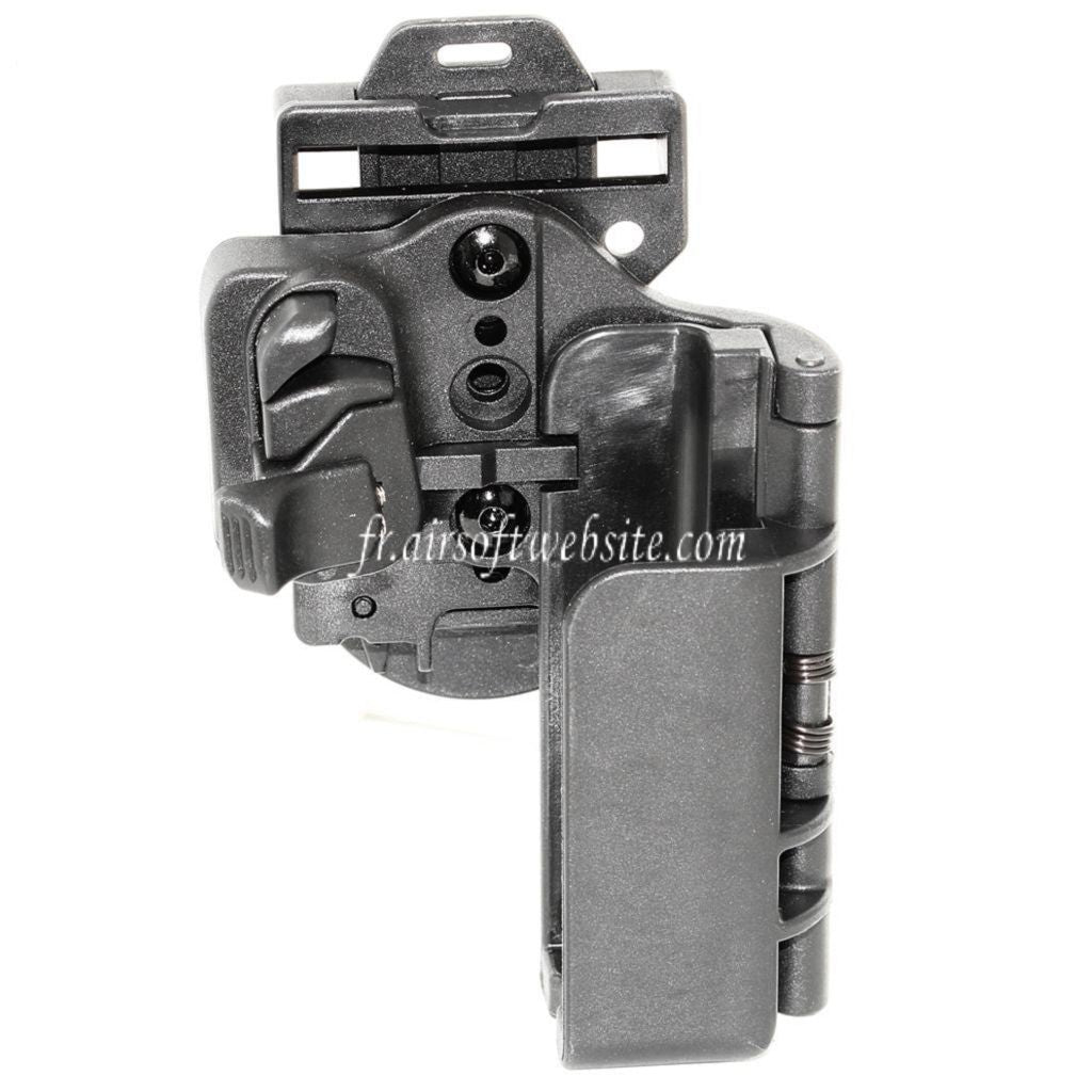 APS Quantum Mechanics OWB Condition 3 Carry Quick Tactical Étui Convient pour G19 G23 Série Pistolet Airsoft Noir