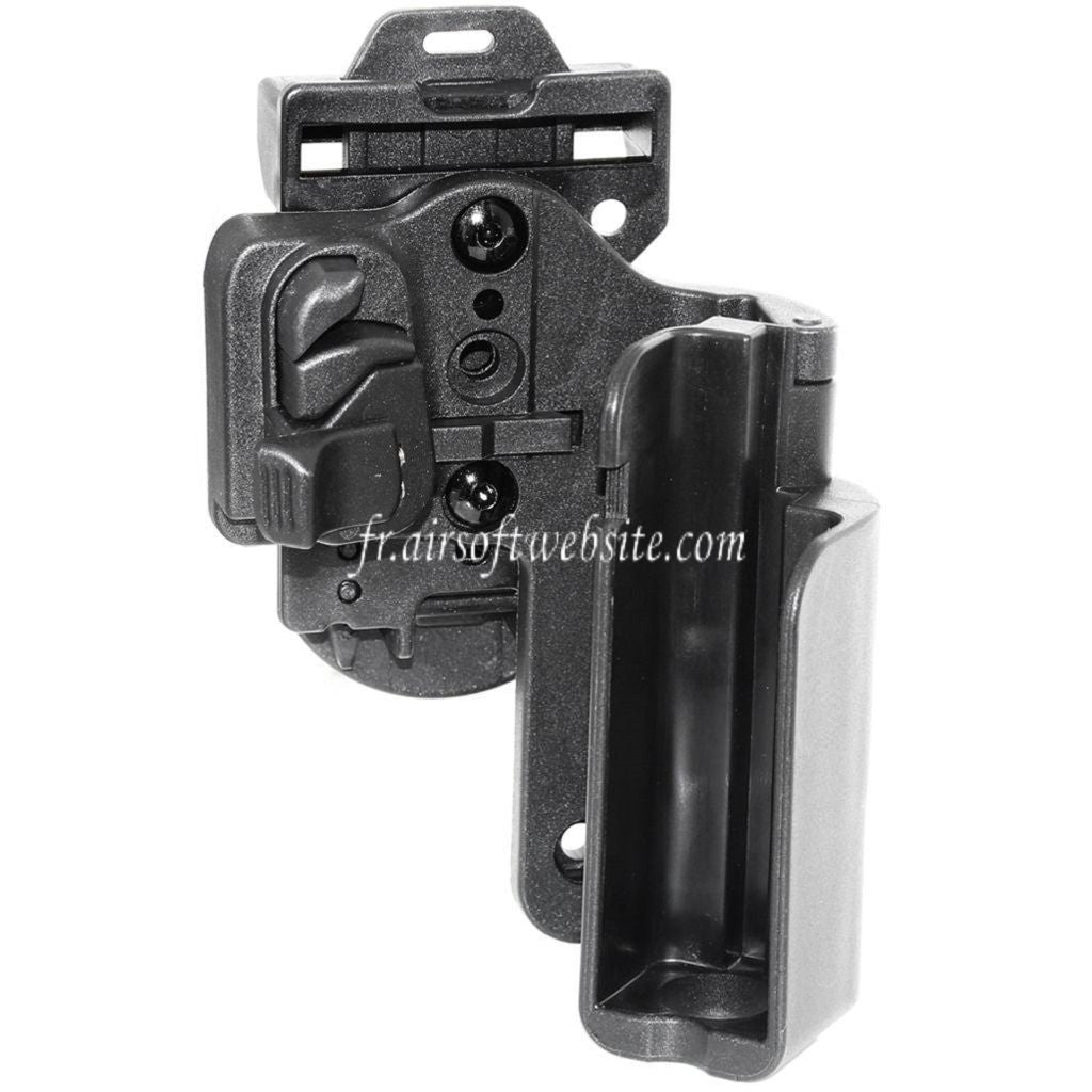 APS Quantum Mechanics OWB Condition 3 Carry Quick Tactical Étui Convient pour G19 G23 Série Pistolet Airsoft Noir