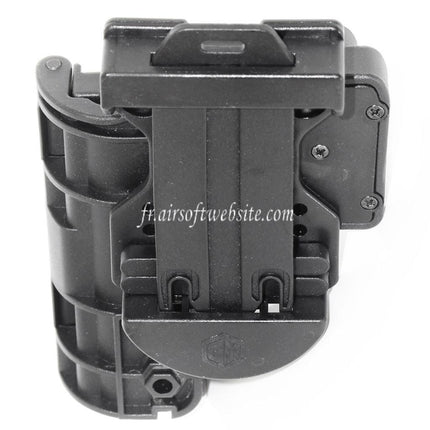 APS Quantum Mechanics OWB Condition 3 Carry Quick Tactical Étui Convient pour G19 G23 Série Pistolet Airsoft Noir