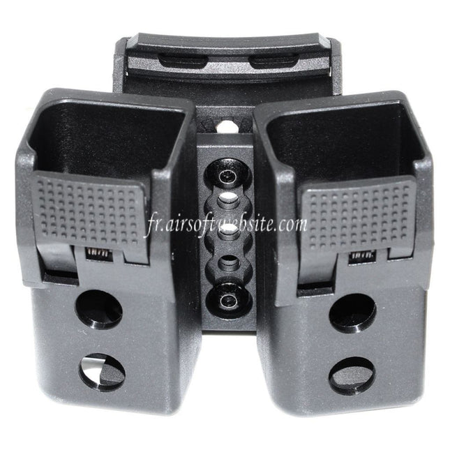 APS Quantum Mechanics Verrouillable Double Chargeur Poche Convient pour G17 / G18C / G19 / G22 / G23 / G24 / G34 / G35 G-Série GBB Chargeur