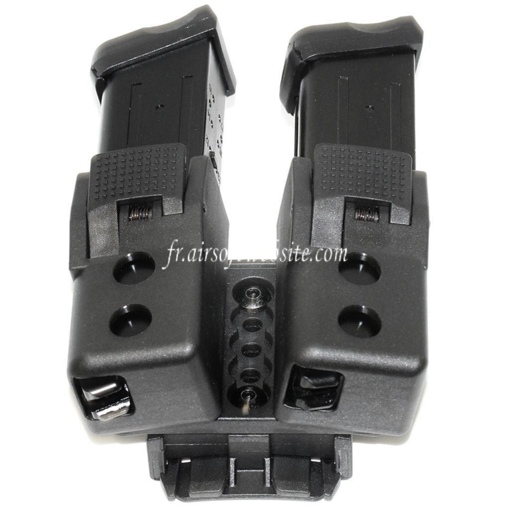 APS Quantum Mechanics Verrouillable Double Chargeur Poche Convient pour G17 / G18C / G19 / G22 / G23 / G24 / G34 / G35 G-Série GBB Chargeur