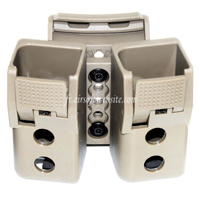 APS Quantum Mechanics Verrouillable Double Chargeur Poche Convient pour G17 / G18C / G19 / G22 / G23 / G24 / G34 / G35 G-Série GBB Chargeur