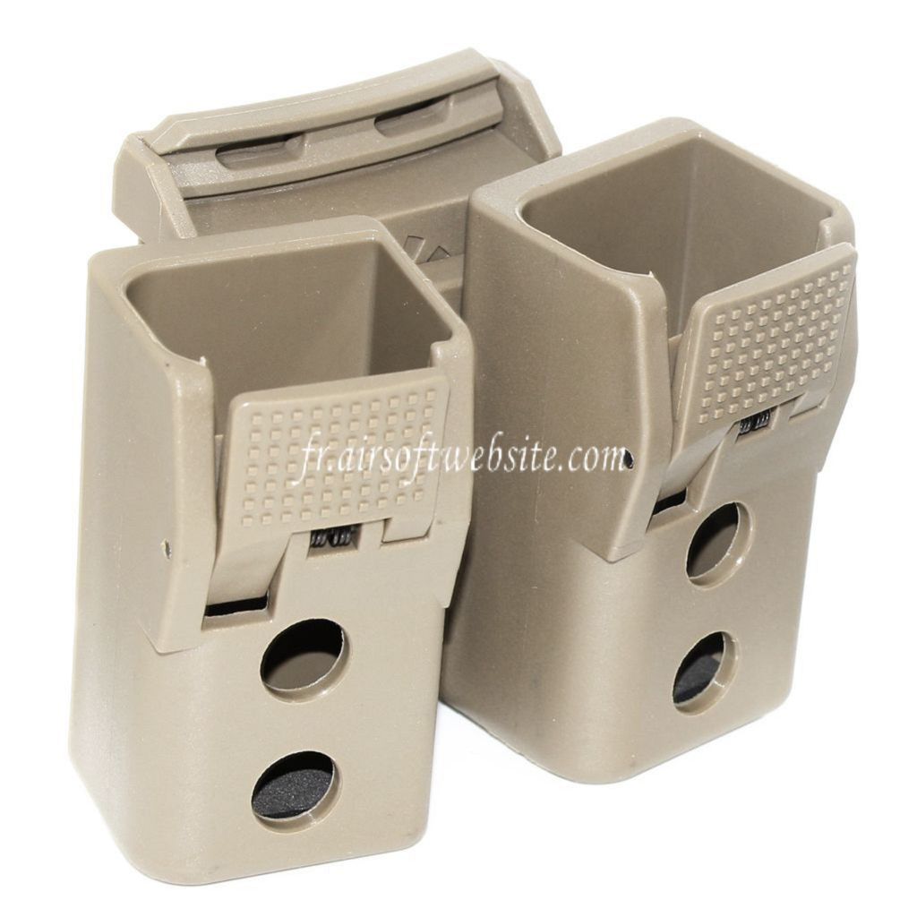 APS Quantum Mechanics Verrouillable Double Chargeur Poche Convient pour G17 / G18C / G19 / G22 / G23 / G24 / G34 / G35 G-Série GBB Chargeur